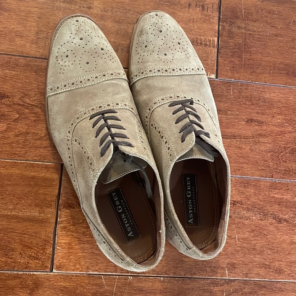 Ashton Grey suede shoes